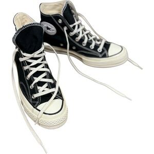 Converse Chuck Taylor All Star 70s Hi – Black – Unisex Size 6 Men / 8 Women